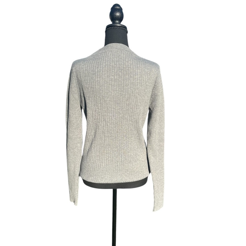 Women's Gray V-Neck Sweater by Merona size XL - Picture 4 of 5
